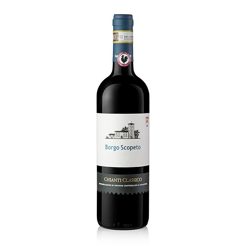 Borgo Scopeto 2021 Chianti Classico Rotwein DOCG Toskana Italien trocken 0,75 l - 750 ml - Flasche