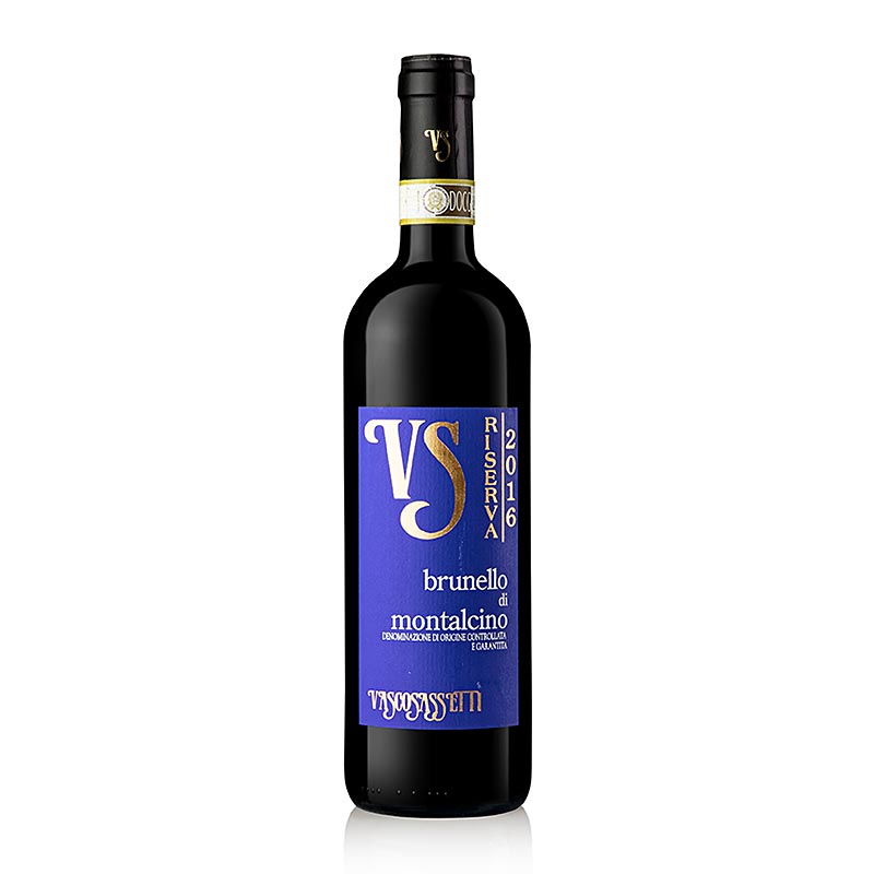 2016er Brunello di Montalcino RISERVA, trocken, 14,5% vol., Vasco Sassetti - 750 ml - Flasche