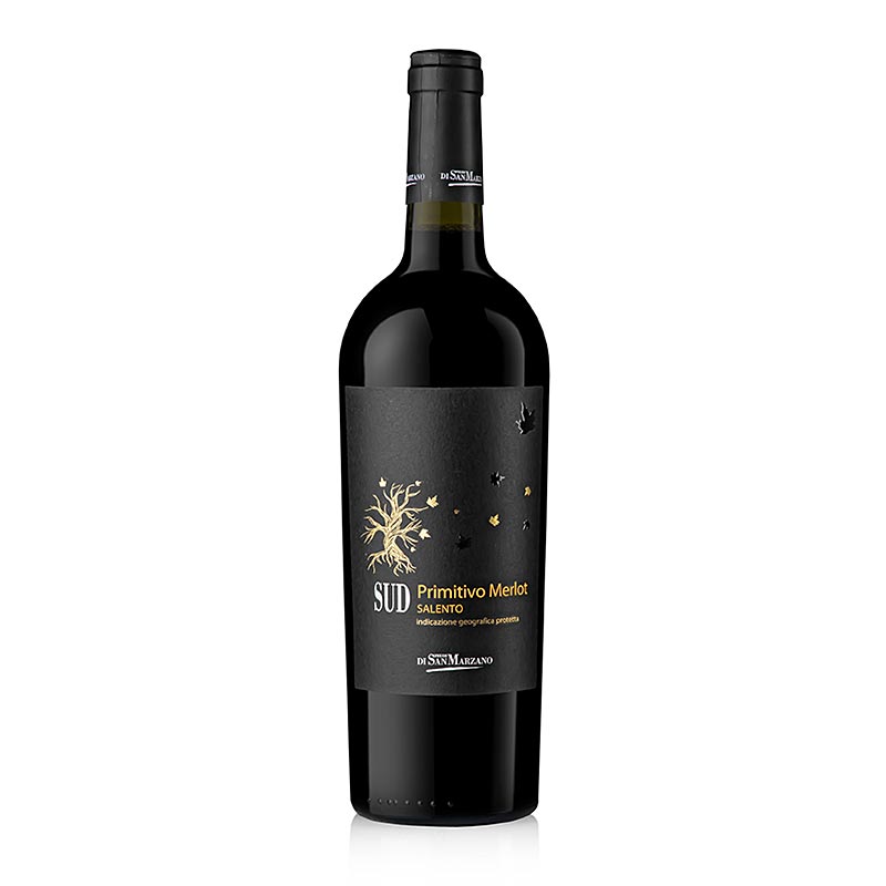 2022er Primitivo Merlot, trocken, 13,5% vol., San Marzano - 750 ml - Flasche