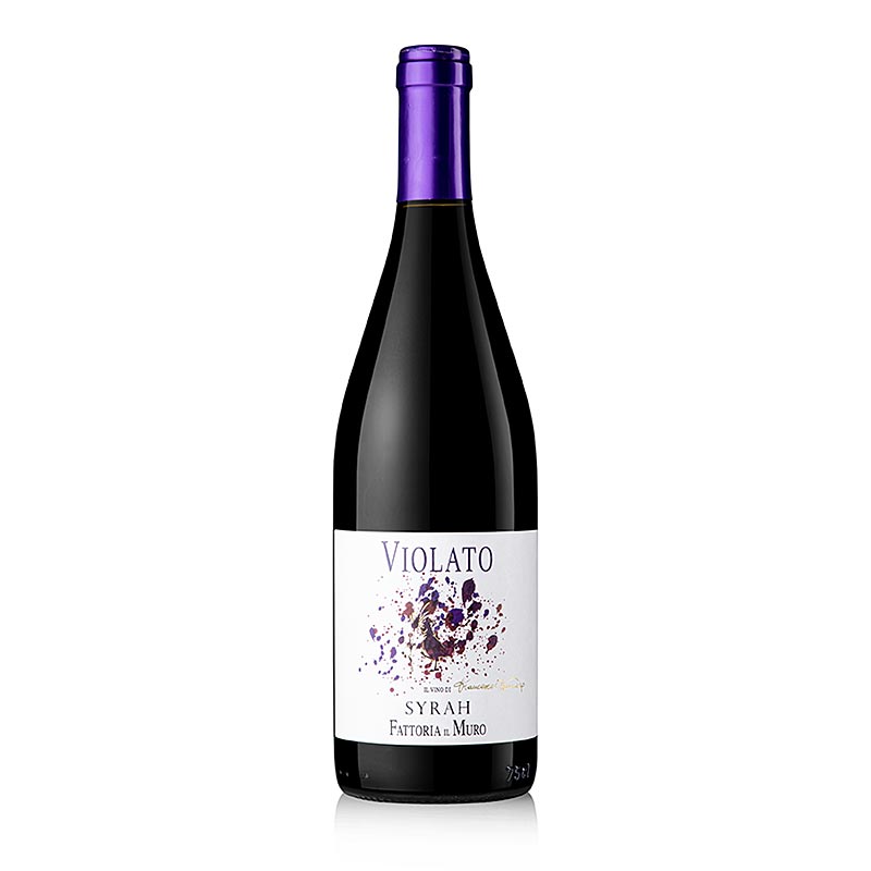 2021er Violato Syrah, trocken, 14% vol., Fattoria il Muro - 750 ml - Flasche