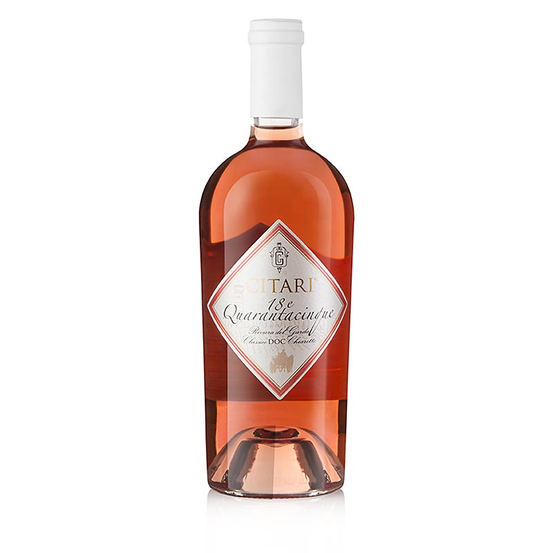 Citari 2023 Chiaretto Quarantacinque DOC sec. Vin rose de Lombardie, Italie - 750 ml - Bouteille