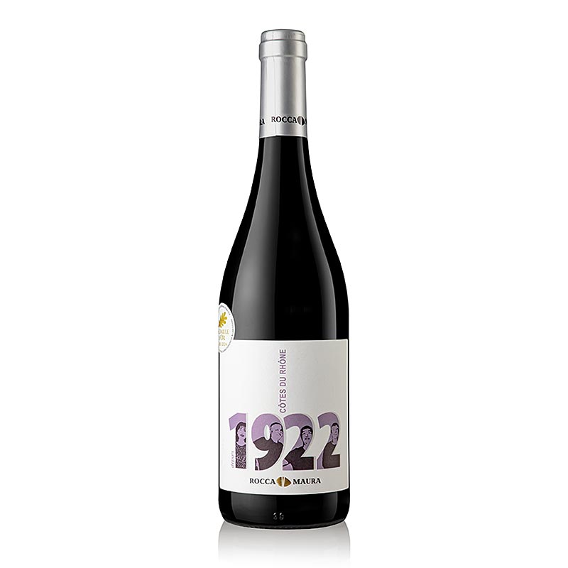 2023 Cotes du Rhone Rocca Maura, red wine, dry, 14.5% vol., Roquemaure VEGAN - 750 ml - Bottle