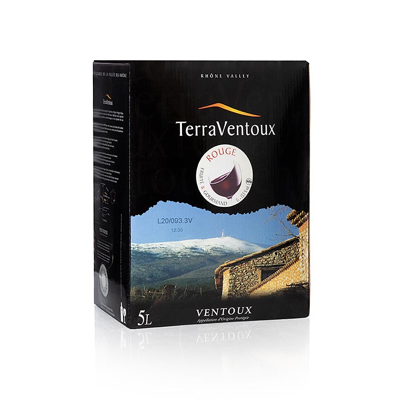 Ventoux, dry, 13% vol., Bag in Box, Terra Ventoux - 5 l - Bag-in-box