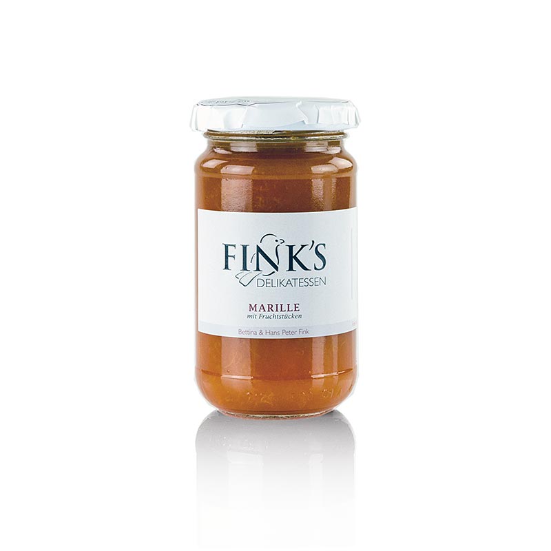 Confiture legere d`abricots Fink`s Delikatessen - 220g - Verre