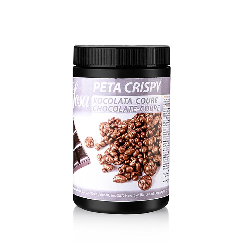 SOSA Peta Crispy (bang shower), copper, dark chocolate coated, wetproof - 900 g - PE can SOSA Peta Crispy (bang shower), copper, dark chocolate coated, wetproof - 900 g - PE can