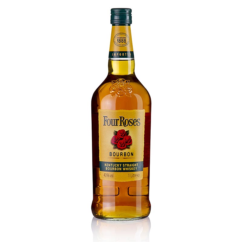 Bourbon Whisky Four Roses, Kentucky Straight Bourbon, 40% vol. - 1 litre - Bouteille