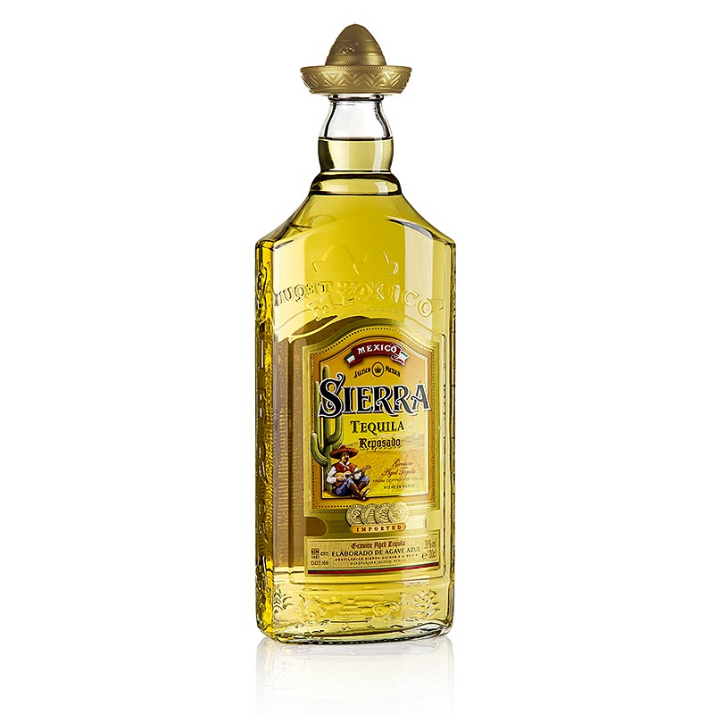 Sierra Tequila Reposado, doree, 38% vol. - 1 litre - Bouteille