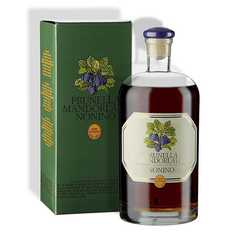 Prunella Mandorlata, liqueur de prunes, 33% vol., Nonino - 700 ml - bouteille