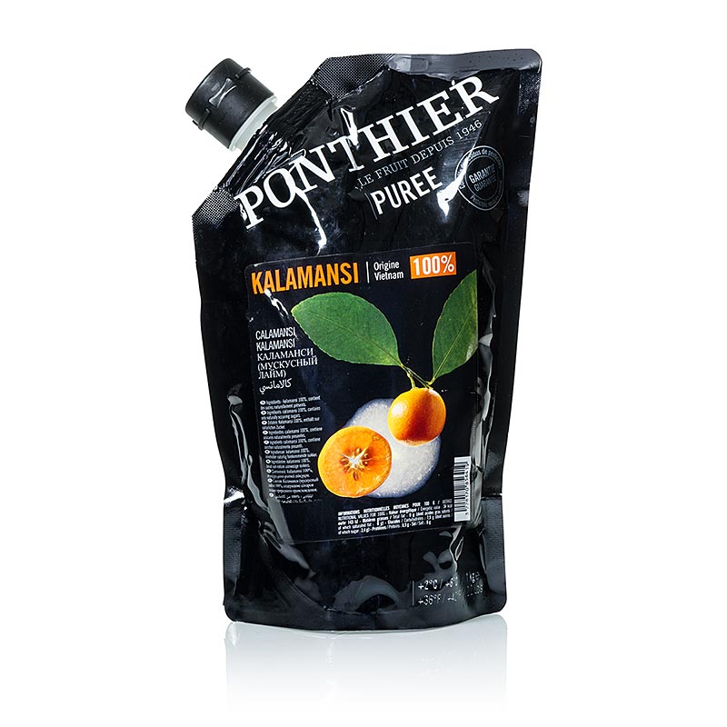 Puree kalamansi, non sucree, 100% fruits, Ponthier - 1 kg - sac