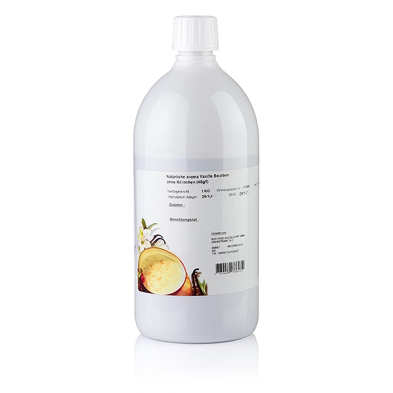 Arome vanille, liquide, au concentre de vanille bourbon, Eurovanille - 1 kg - Bouteille PE