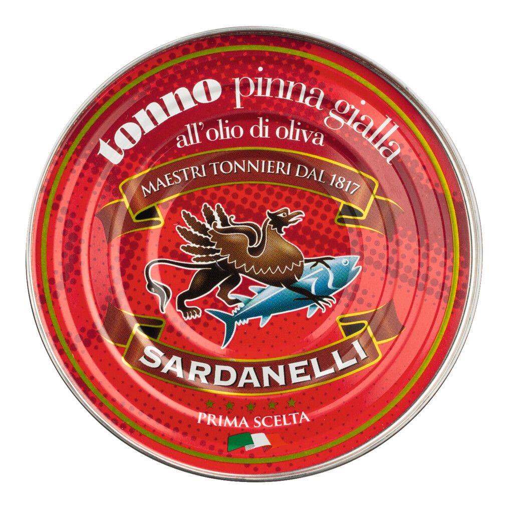 Tonno all`olio d`oliva, tuna in olive oil, sardanelli - 160 g - can Tonno all`olio d`oliva, tuna in olive oil, sardanelli - 160 g - can