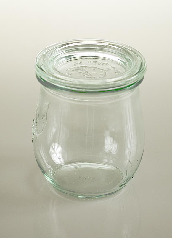 Glasglas, tulipanform, 225 ml, uden klemmer og gummiring, Weck - 1 stk - Masser