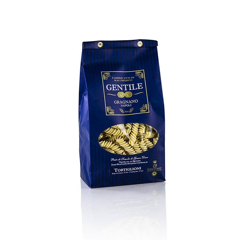 Pastificio Gentile Gragnano IGP - Tortiglioni, bronze tire - 500g - sac