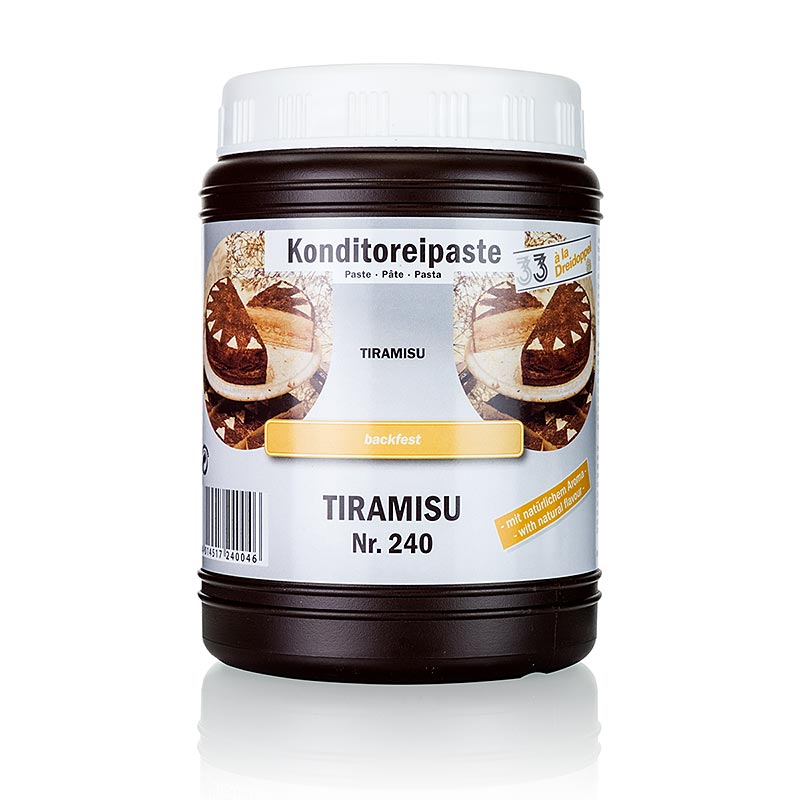 Pate tiramisu, trois-doubles, No.240 - 1 kg - Pe peut