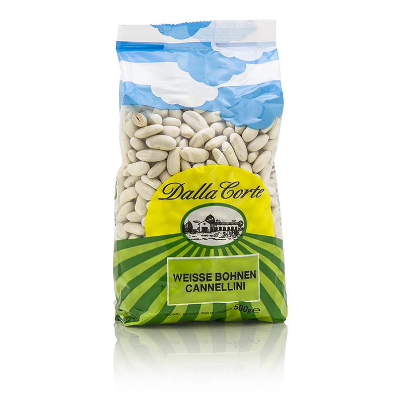 Bonen, cannellini, wit en klein, gedroogd - 500 g - zak