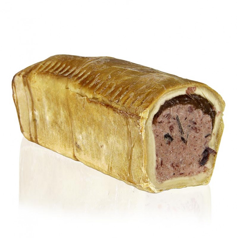 Pate de cerf, farce de cerf, avec morceaux et noix - 500g - dejouer