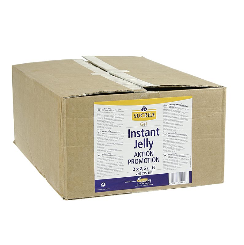 Poudre pour gelee instantanee, glacage pour gelee - 5 kg - Papier carton