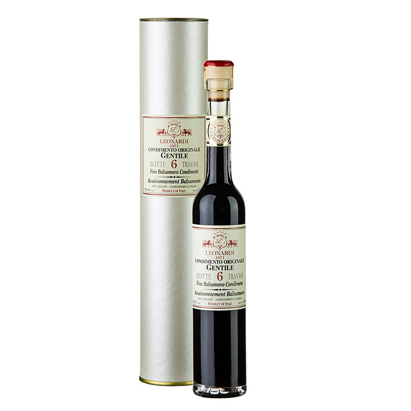 Leonardi - Balsamico Incanto Gentile Condimento, 6 ans, G205 - 100 ml - Bouteille