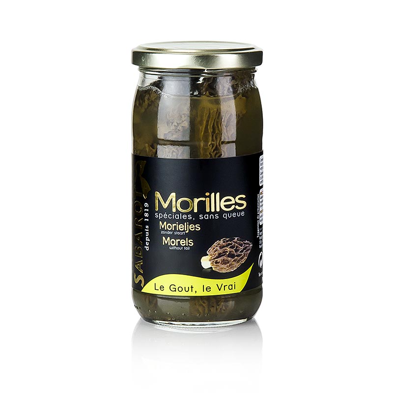 Morilles noires, en saumure - 330g - Verre