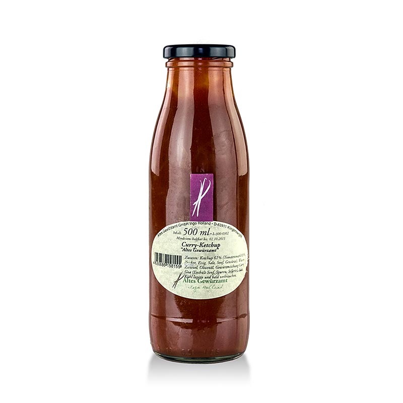 Ketchup au curry aux epices, Altes Gewurzamt - 500 ml - Bouteille