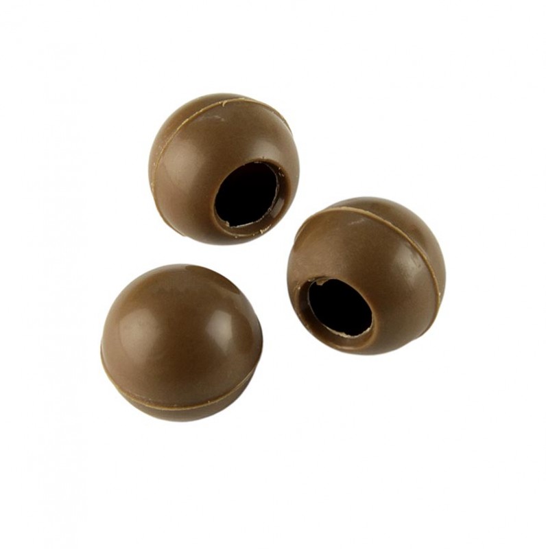 Boule creuse a la truffe au lait entier, 24 mm Ø, Callebaut - 340g, 126 pieces - Papier carton