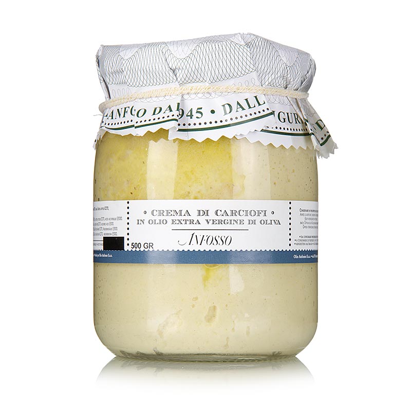 Viveri artiskok creme, med hvidløg og olivenolie - 500 g - glas