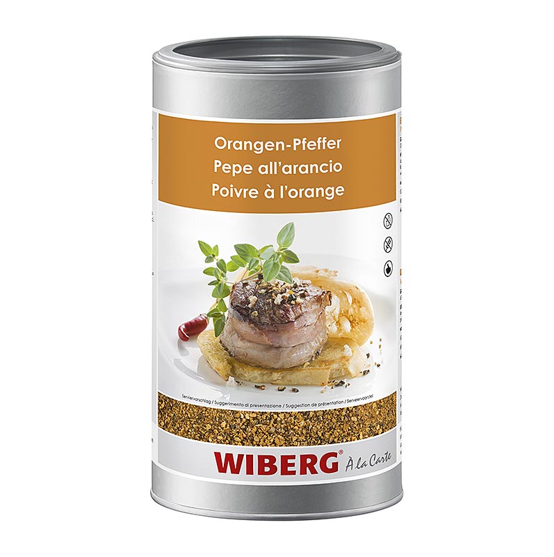 Poivre orange Wiberg, melange d`assaisonnements - 770g - Boite a aromes