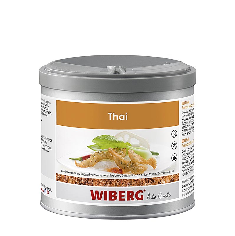 Wiberg Thai - Seven Spices, preparation d`epices, pour plats a la poele et au wok - 300g - Boite a aromes