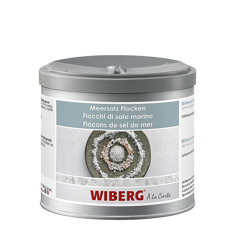 Wiberg havsaltflager, soltørret - 350 g - aroma kasse