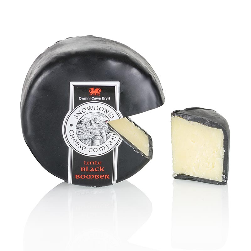 Snowdonia - Little Black Bomber, fromage cheddar vieilli, cire noire - 200 g - Papier