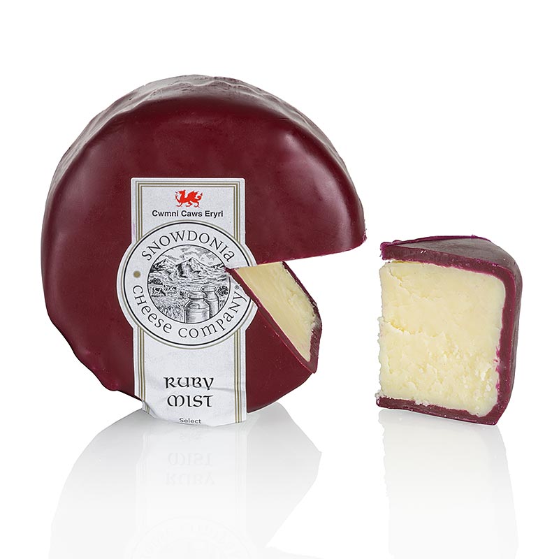 Snowdonia - Ruby Mist, fromage cheddar au porto et brandy, cire brune - 200 g - Papier