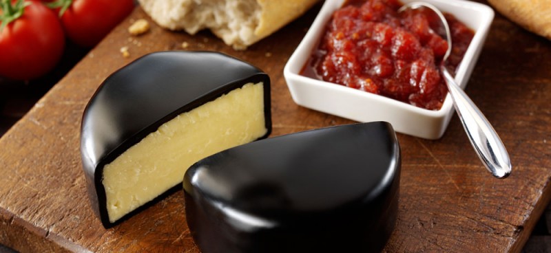 Snowdonia - Little Black Bomber, fromage cheddar vieilli, cire noire - 200 g - Papier