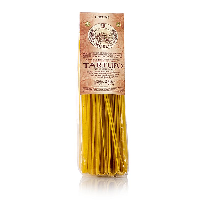 Morelli 1860 Linguine, med sommertrøffel og hvedekim - 250 g - taske