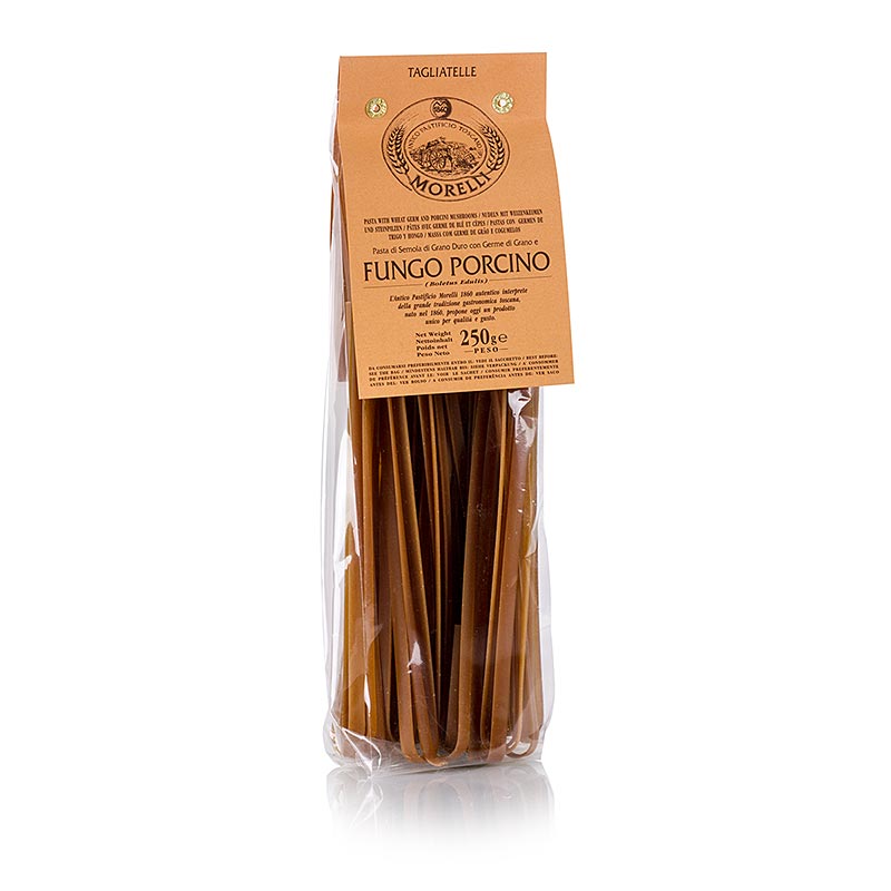 Tagliatelles Morelli 1860, aux cepes et germe de ble - 250g - sac