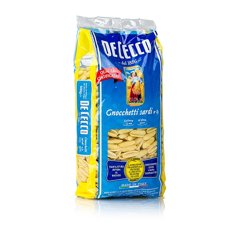 De Cecco Gnocchetti sardes, n°83 - 500g - Sac