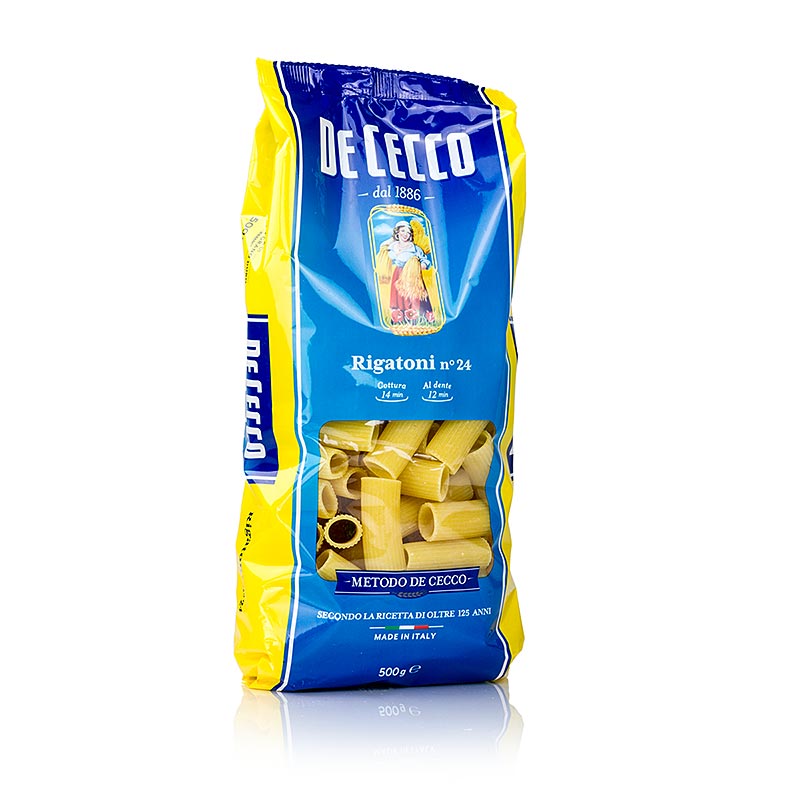 De Cecco Rigatoni, n°24 - 500g - Sac