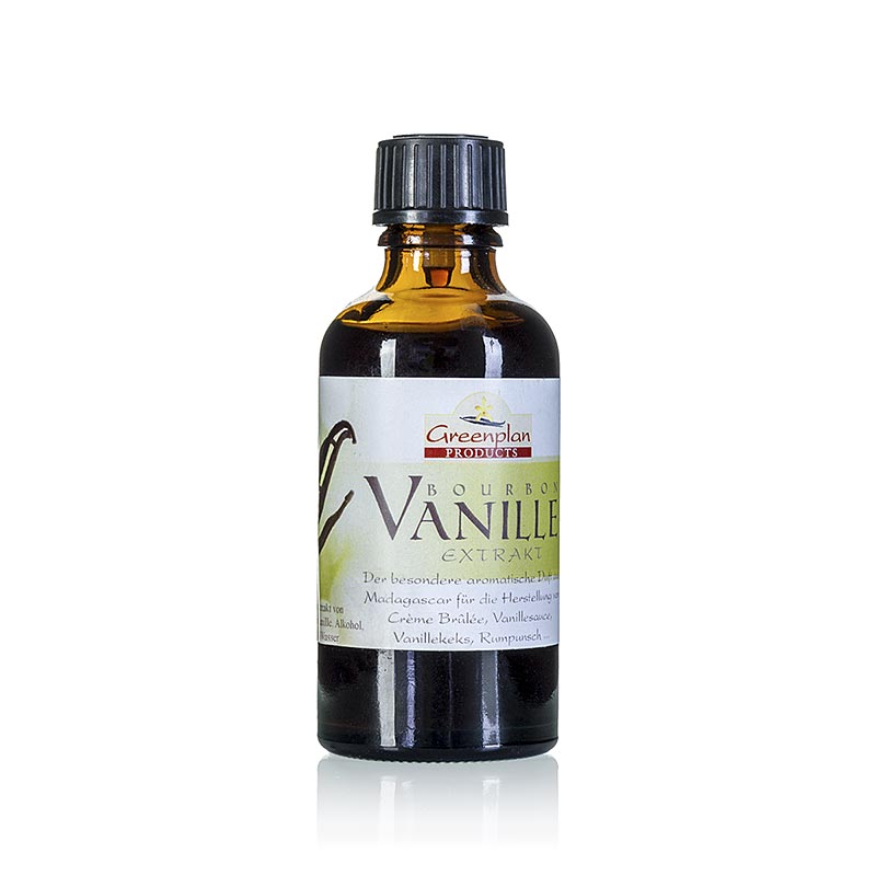 Extrait de vanille Bourbon, sans grains, pressee a froid, de Madagascar - 50 ml - Bouteille