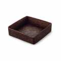 Dessert - Tartelettes - Filigrano, square, 5.3 cm, H 1.8 cm, chocolate shortcrust pastry - 144 pieces - carton Dessert - Tartelettes - Filigrano, square, 5.3 cm, H 1.8 cm, chocolate shortcrust pastry - 144 pieces - carton