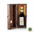 Aceto Balsamico IGP / PGI, Francobolli Series 15, Leonardi, BIO B - L5604 - 250 ml - Bottle with wooden box Aceto Balsamico IGP / PGI, Francobolli Series 15, Leonardi, BIO B - L5604 - 250 ml - Bottle with wooden box