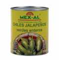 Chili pods - whole jalapenos - 2.8 kg - Can