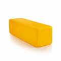 Red Leicester, brittilainen puolikova juusto, n. 2,5 kg, luomu - noin 2,5 kg - folio