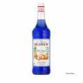 Monin Curacao Blue Syrup - 1 litre - Bottle