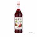 Monin Strawberry Syrup 1:8 - 1 litre - Bottle