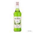 Monin Cucumber Syrup 1:8 - 1 litre - Bottle