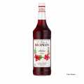 Monin Hibiscus Syrup 1:8 - 1 litre - Bottle