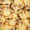 Chocolate topper Icing cookie snowman, 50 x 29 mm, Dobla (77855) - 370 g, 90 pieces - Blister