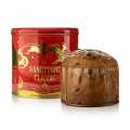 Kersttaart panettone - klassiek, metalen blik Rendier, Lazzaroni - 750g - kan