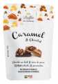 Caramel et chocolat au lait et noix de pecan, caramel au beurre sale et noix de pecan, Dolfin - 45g - paquet