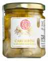 Carciofini en oli d`oliva verge extra, carxofes en oli d`oliva verge extra, Calvi - 180 g - Vidre