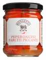 Farciti Peperoncini, poivrons farcis aux anchois et capres a l`huile, Mongetto - 190g - Verre